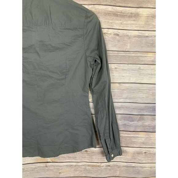 Old Navy Womens XS NWT Button Down Shirt Ruffled - Picture 6 of 9